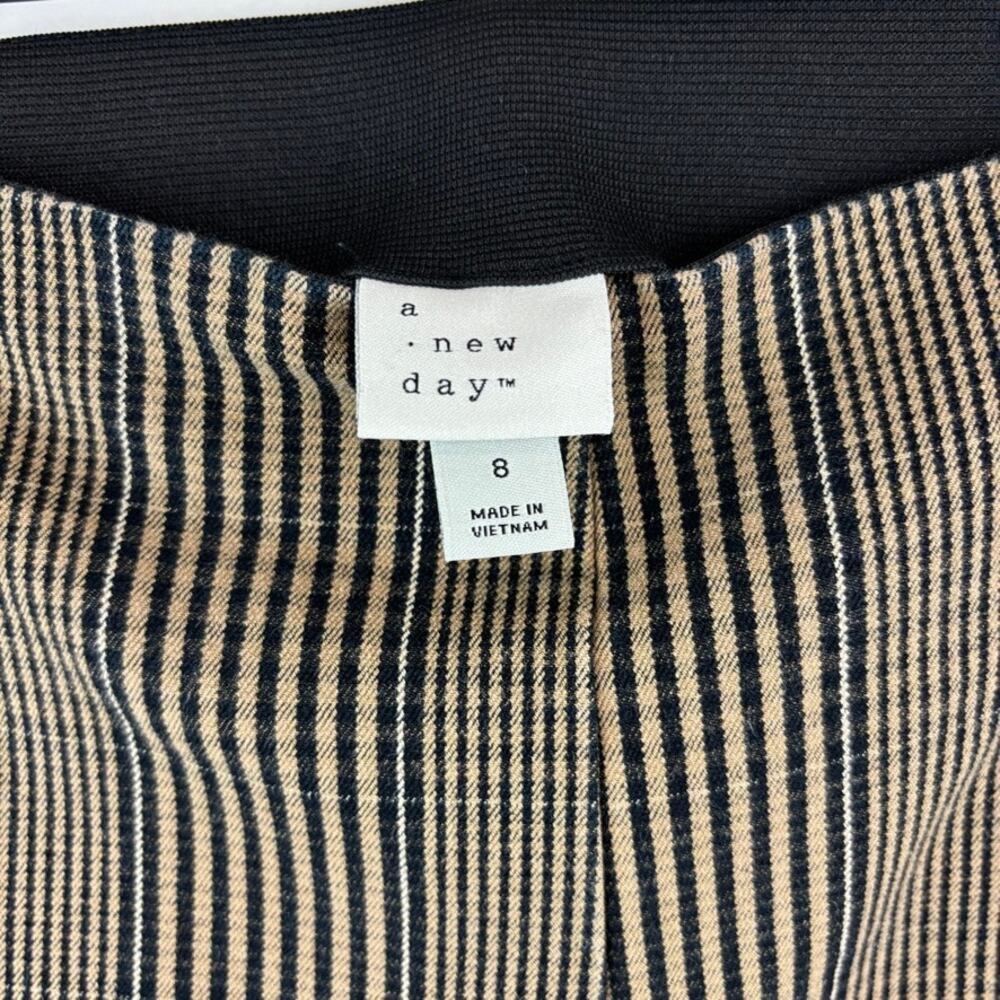 A New Day Academia Pants Cropped Straight Leg Business Career Professional 8 - Picture 3 of 7